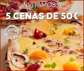 Sorteo La Tagliatella 5 Cenas 50 Euros