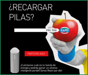 Sorteo Manzanas Kanzi 10 Altavoces Roam