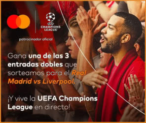 Sorteo Mastercard Entradas Real Madrid Liverpool