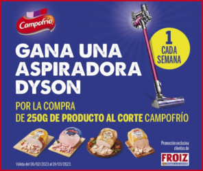 Sorteo Por Compra Campofrio Froiz Aspiradores Dyson
