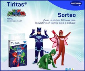 Sorteo Tiritas Disfraces Pj Mask