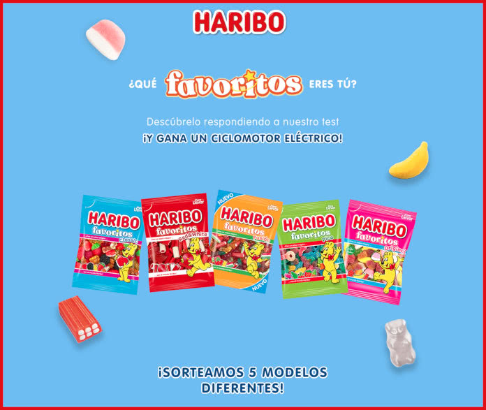 Sorteo Haribo 5 Ciclomotores