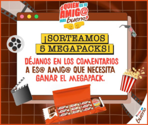 Sorteo Kinder Bueno 5 Mega Packs