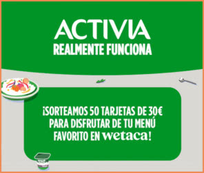 Sorteo Activia Wetaca