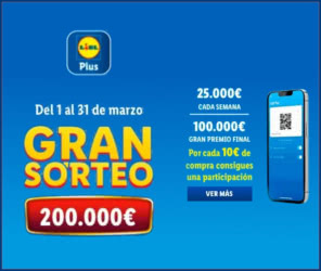Sorteo Por Compra Lidl 200000 Euros