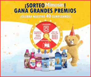 Sorteo Por Compra Mimosin Media Markt Lavadoras
