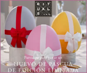 Sorteo Rituals Huevo Pascua Edición Limitada