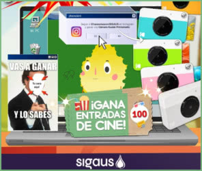 Sorteo Sigaus Cámaras Kodak y Entradas Cine
