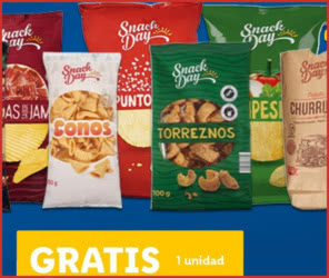 Gratis Lidl 5000 Cupones Snacks