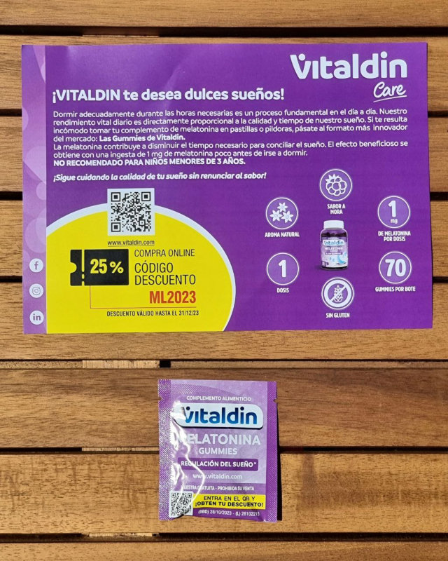 Muestras Recibidas Vitaldin Melatonina