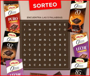 Sorteo Chocolates Valor 5 Lotes