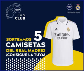 Sorteo Nivea Men 5 Camisetas Real Madrid