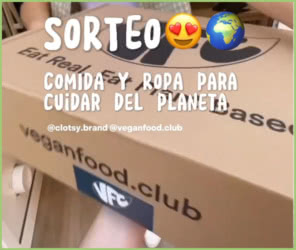 Sorteo Veganfood Clotsy Brand