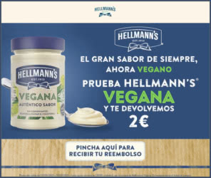 Reembolso Hellmanns 2 Euros