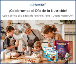 Sorteo Club Familias 3 Packs Fontactiv Forte Juego Masterchef
