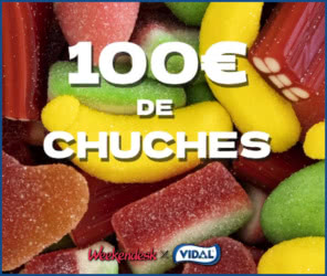 Sorteo Golosinas Vidal 100 Euros Weekendesk