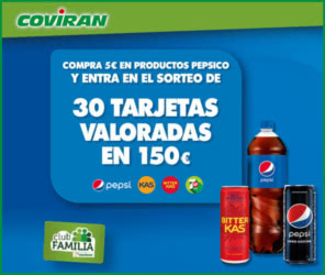Sorteo Por Compra 30 Tarjetas 150 Euros