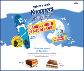 Sorteo Por Compra Knoppers Paddle Surf Snorkel