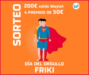 Sorteo Waylet 4 Premios 50 Euros