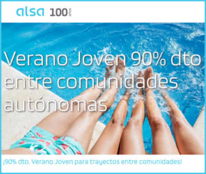 Descuentos Alsa 90 por ciento Jóvenes