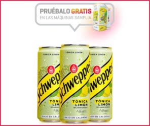 Gratis Samplia Schweppes Limon