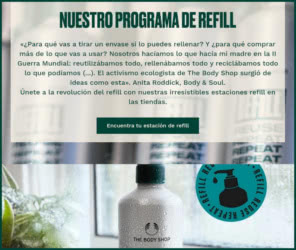 Gratis The Body Shop Refill Botella