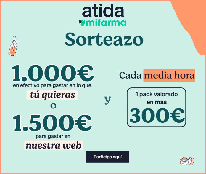 Sorteo Atida Mifarma Premios Cada Media Hora