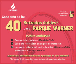 Sorteo Café Candelas 40 Entradas Parque Warner