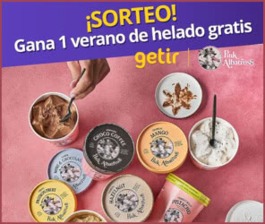 Sorteo Getir Pink Albatros Helados Gratis