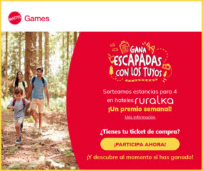 Sorteo Mattel 8 Tarjetas Ruralka