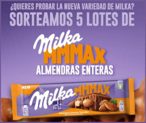 Sorteo Milka 5 Lotes Mmmax