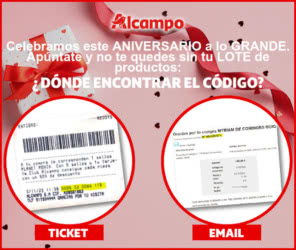 Sorteo Por Compra Alcampo 3360 Lotes