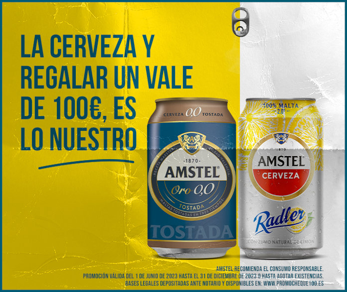 Sorteo Por Compra Amstel 7 Tarjetas 100 Euros