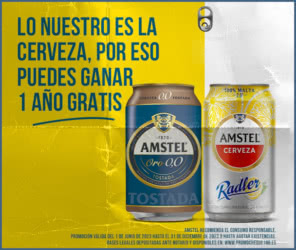 Sorteo Por Compra Amstel Lote 12 Meses