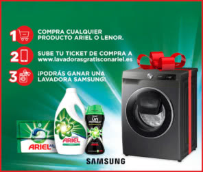 Sorteo Por Compra Ariel Lavadoras Samsung