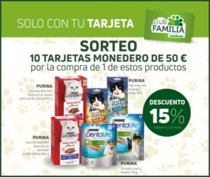 Sorteo Por Compra Coviran 10 Tarjetas 50 Euros Purina