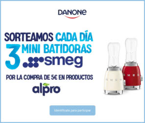 Sorteo Por Compra Danone Alpro 141 Minibatidoras Smeg