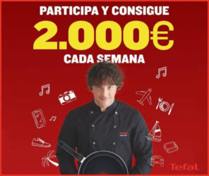 Sorteo Por Compra Tefal 9 Premios 2000 Euros