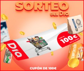 Sorteo Supermercados Dia Cupon 100 Euros
