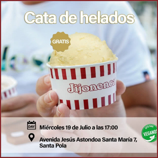 Gratis Helados Jijonenca Cata Santa Pola
