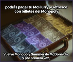 Gratis Mcdonalds Mcflurry Billetes Monopoly