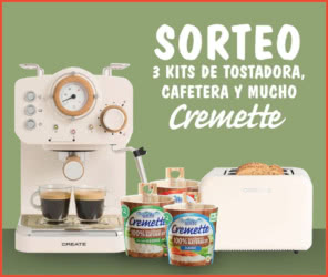 Sorteo Cremette 3 Kits Tostadora