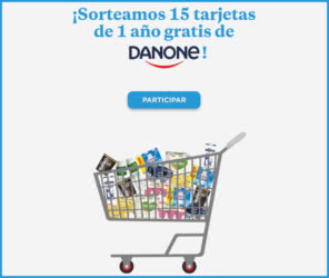 Sorteo Danone 15 Tarjetas Lotes