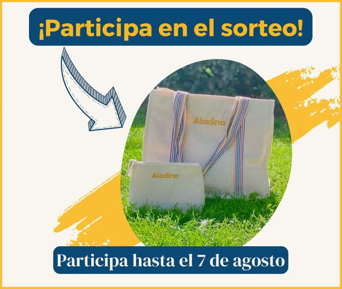Sorteo Fundacion Aladina 3 Packs Bolsa Neceser