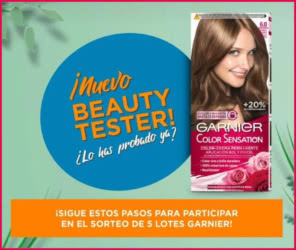 Sorteo Garnier 5 Lotes Color Sensation