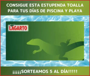 Sorteo Lagarto 25 Toallas