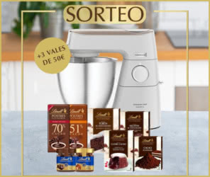 Sorteo Lindt Kenwood 3 Vales 50 euros