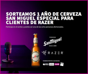Sorteo Por Compra 12 Meses Razer