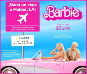 Sorteo Por Compra Cinesa Barbie Viaje Malibú