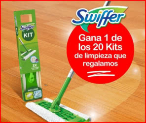 Sorteo Swiffer 20 Packs Julio